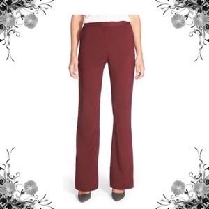 {Trouve} Burgundy Flare Leg Pants NWTS size 4